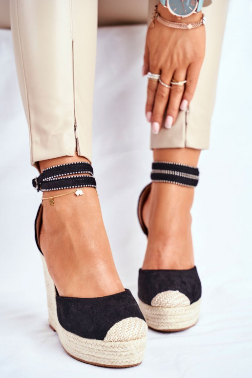 Sandálias alpercatas DEBEVE PRETO