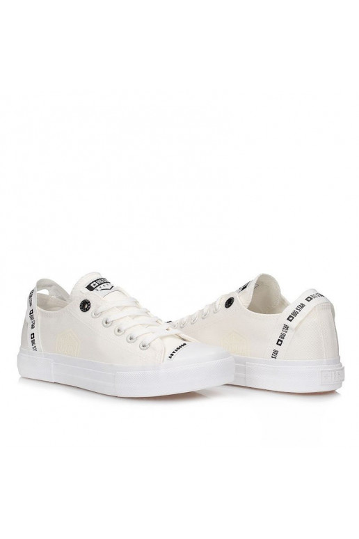 Sapatos modelo de tênis branco Sapatos modelo de tênis branco