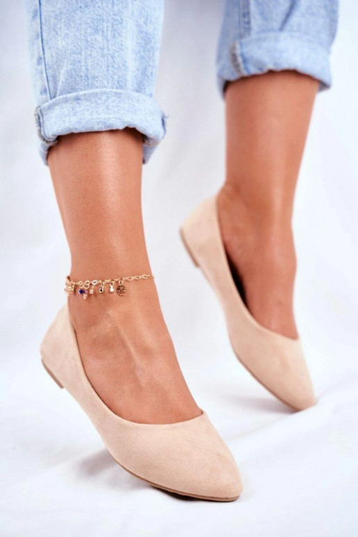 Sapatos de camurça bege Sapatos de camurça bege