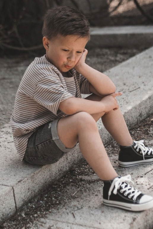 Calçados infantis com sola preta Calçados infantis com sola preta