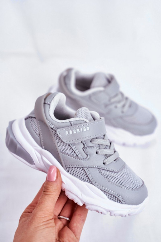 Tênis infantil em cinza ABCKIDS