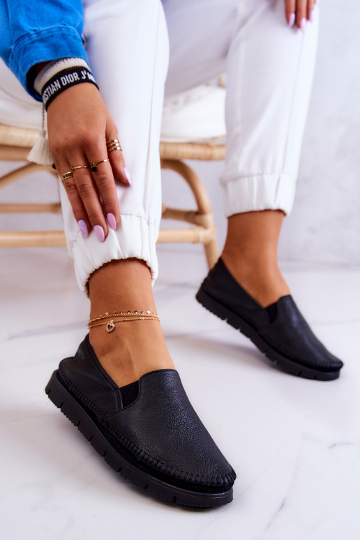 Įspiriamo modelio pusbačiai  juodos...