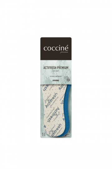 Palmilhas antibacterianas coccine cor menta Actifresh Premium