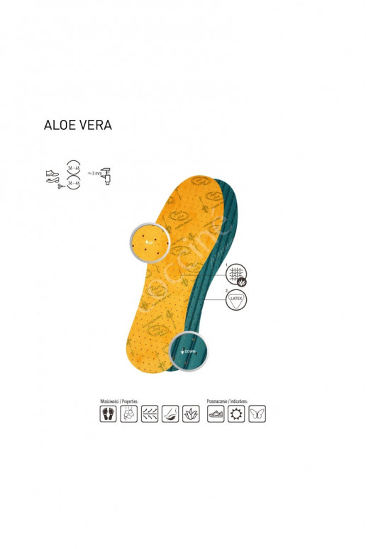 Palmilhas Coccine ALOE VERA