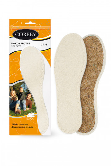 Corbby KOKOS FROTTE Palmilhas para todos os climas