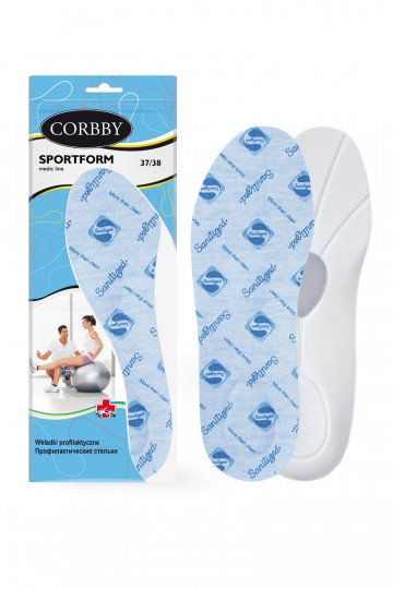 Palmilhas ortopédicas Corbby SPORTFOTM
