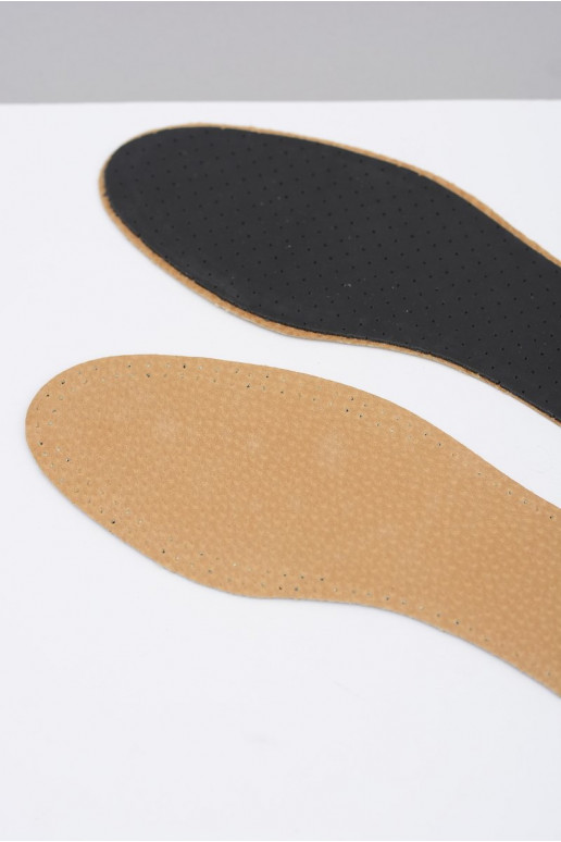 Palmilhas Corbby LEDER LATEX em couro com carvão ativado