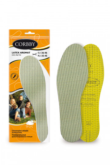 Forros com sabor Corbby LATEX AROMAT durante todo o ano