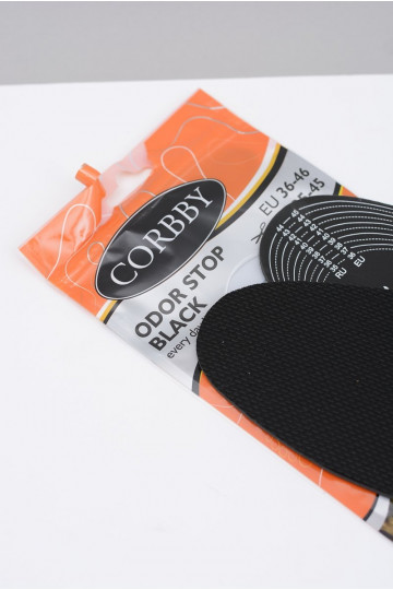 Palmilhas antitranspirantes Corbby ODOR STOP com carvão ativo 2