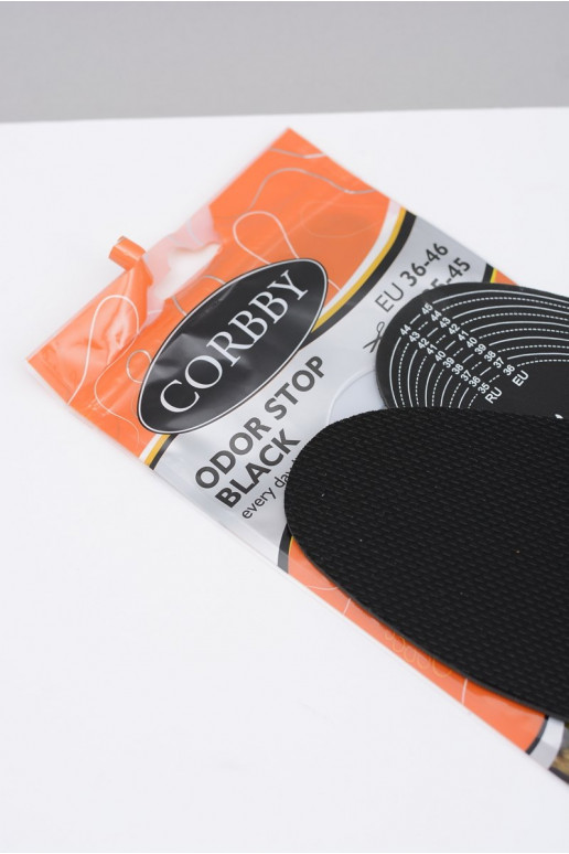 Palmilhas antitranspirantes Corbby ODOR STOP com carvão ativo