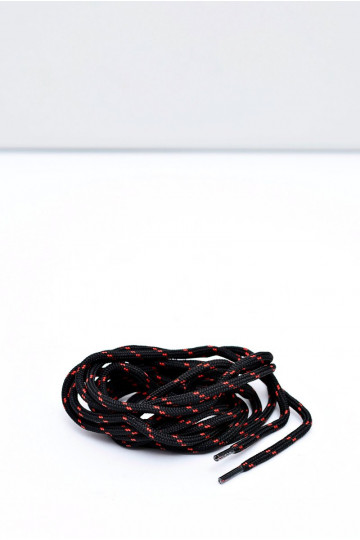 Cadarços CORBBY Trekking preto e vermelho 2