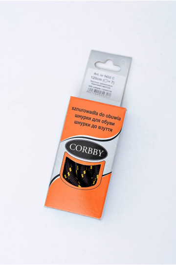 Cordões CORBBY Trekking castanho amarelo