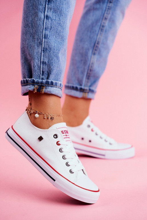 Sapatos de lazer brancos Big Star T274022 Sapatos de lazer brancos Big Star T274022