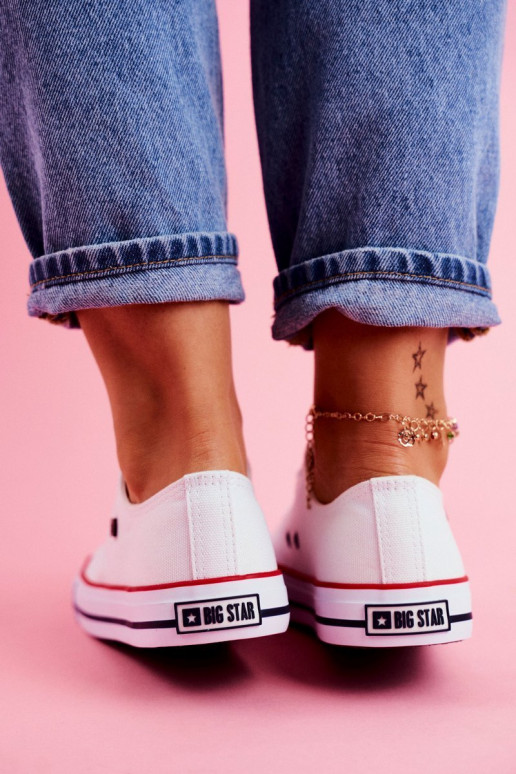 Sapatos de lazer brancos Big Star T274022 Sapatos de lazer brancos Big Star T274022