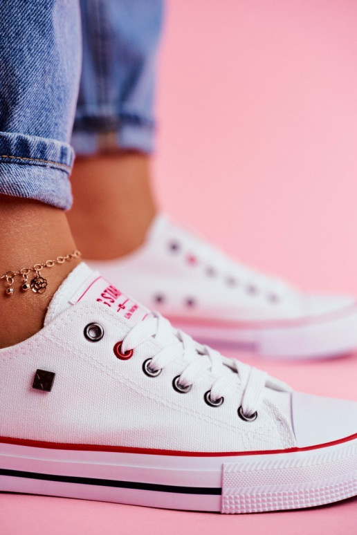 Sapatos de lazer brancos Big Star T274022 Sapatos de lazer brancos Big Star T274022