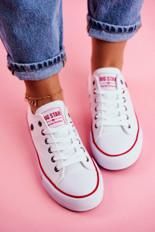 Sapatos de lazer brancos Big Star T274022 Sapatos de lazer brancos Big Star T274022