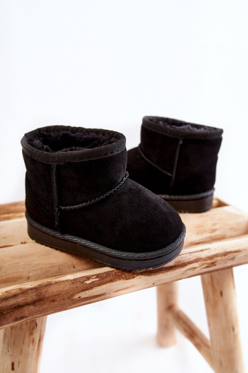 Botas quentes de inverno infantil na cor preta Gooby