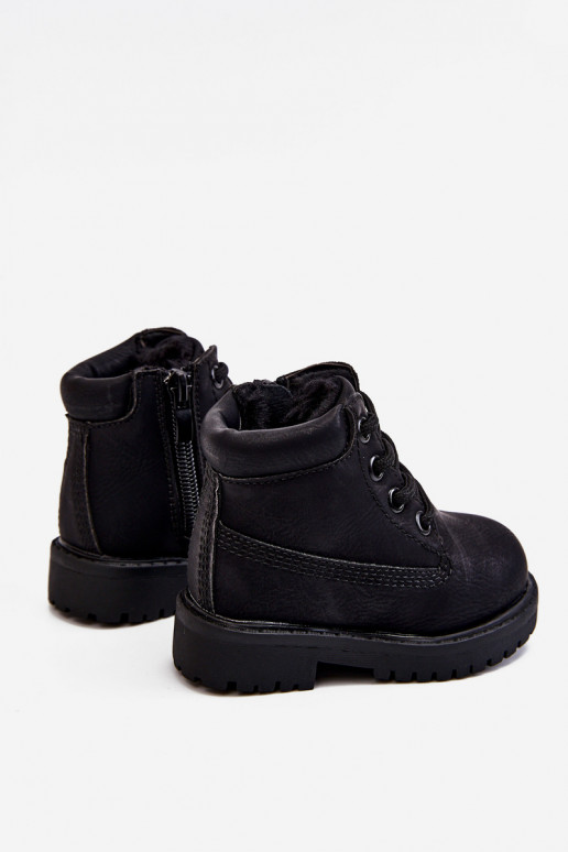 Botas pretas aquecidas infantis Botas Dexter