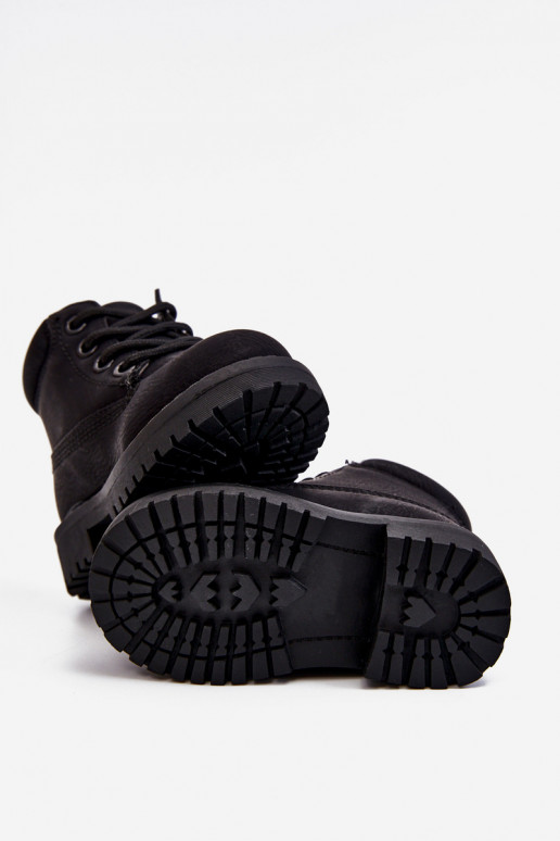 Botas pretas aquecidas infantis Botas Dexter Botas pretas aquecidas infantis Botas Dexter