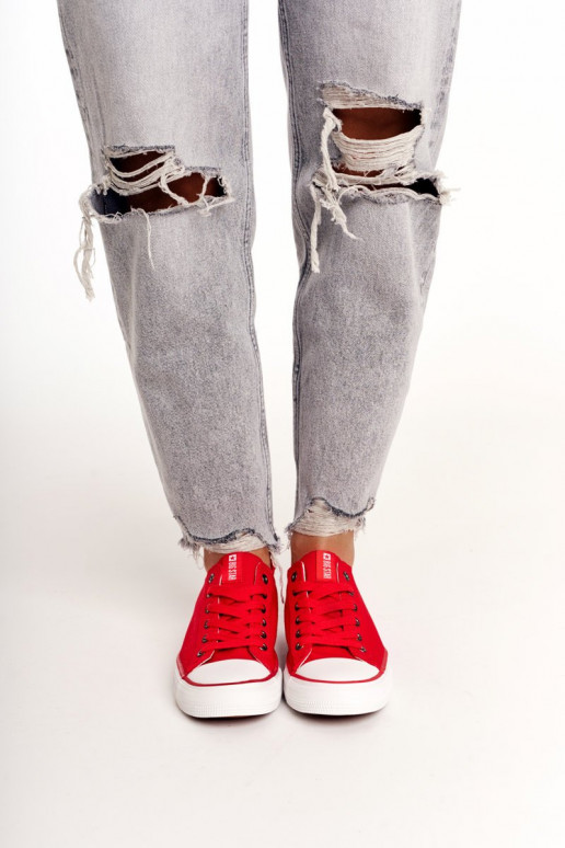 Modelo clássico de sapatilhas Big Star DD274339 vermelho