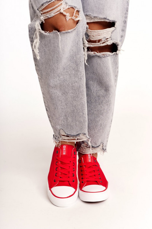 Modelo clássico de sapatilhas Big Star DD274339 vermelho