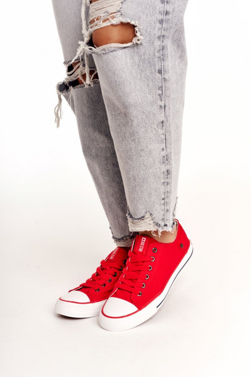 Modelo clássico de sapatilhas Big Star DD274339 vermelho