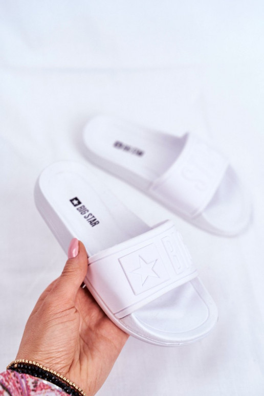 Chinelos infantis Big Star cor branca DD374154 Chinelos infantis Big Star cor branca DD374154