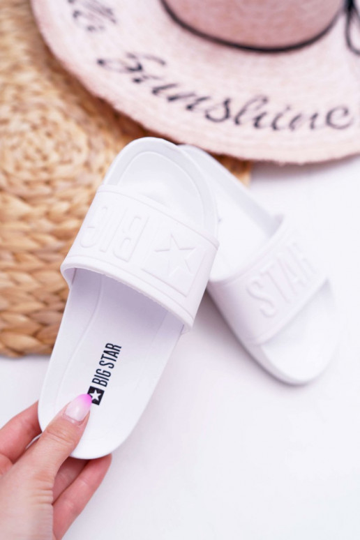 Chinelos infantis Big Star cor branca DD374154 Chinelos infantis Big Star cor branca DD374154