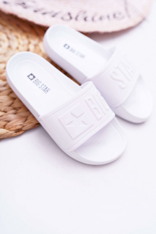 Chinelos infantis Big Star cor branca DD374154 Chinelos infantis Big Star cor branca DD374154