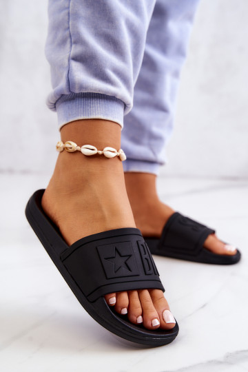 Chinelos femininos Big Star cor preta DD274A271 2