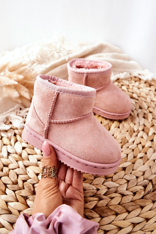 Botas quentes de inverno infantil na cor rosa Gooby Botas quentes de inverno infantil na cor rosa Gooby