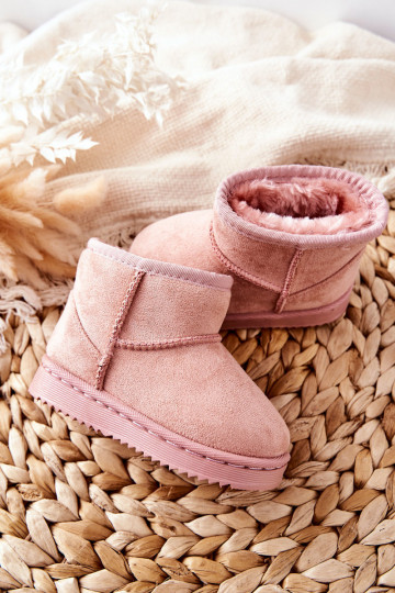 Botas quentes de inverno infantil na cor rosa Gooby 2
