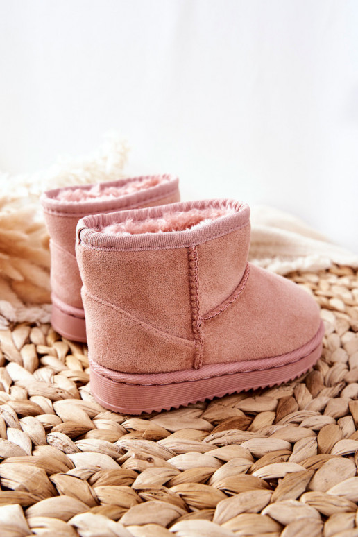 Botas quentes de inverno infantil na cor rosa Gooby
