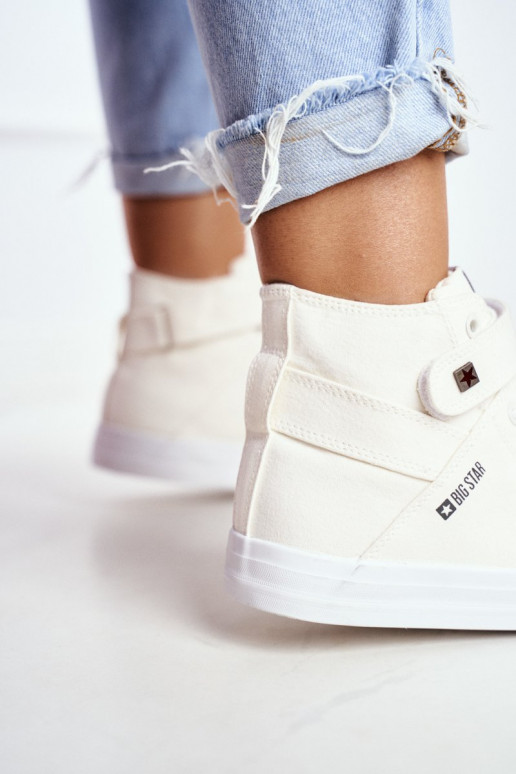 sapatos de lazer com sola Big Star FF274579 cor branca sapatos de lazer com sola Big Star FF274579 cor branca