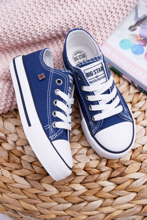 calçados casuais infantil Big Star FF374202 azul escuro