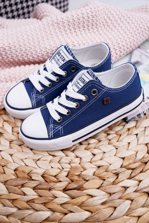 calçados casuais infantil Big Star FF374202 azul escuro