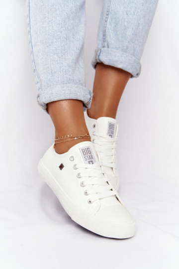 sapatos de lazer Big Star cor branca V274869 2