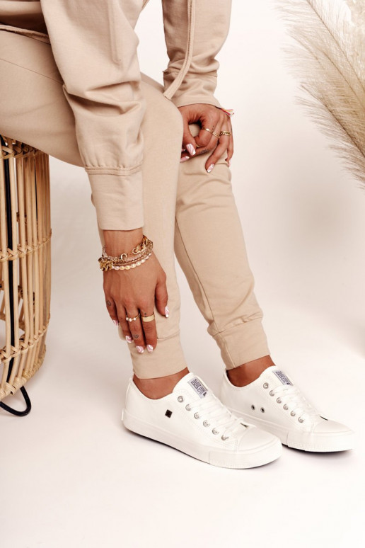 sapatos de lazer Big Star cor branca V274869 sapatos de lazer Big Star cor branca V274869