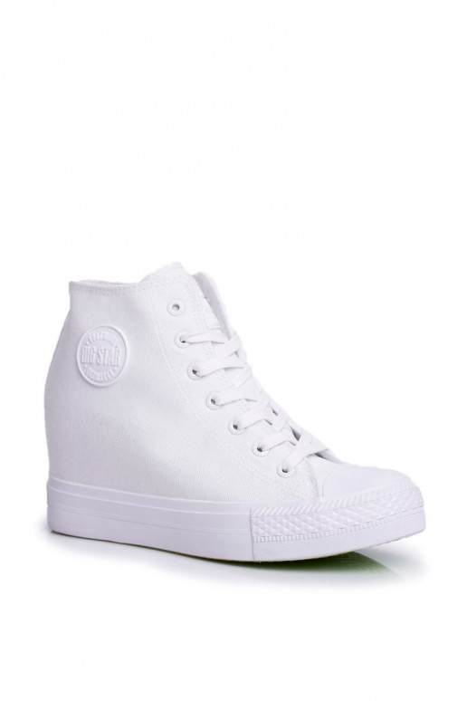Tênis modelo sapatos Big Star cor branca FF274A192
