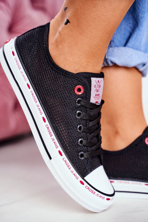 Sapatos de lazer Cross Jeans cor preta FF2R4015C