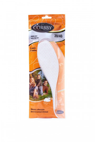 Palmilhas Corbby Fresh Day 3 pares