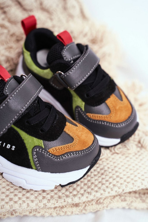 Calçado estilo esportivo infantil cor preta ABCKIDS B932104063 Calçado estilo esportivo infantil cor preta ABCKIDS B932104063