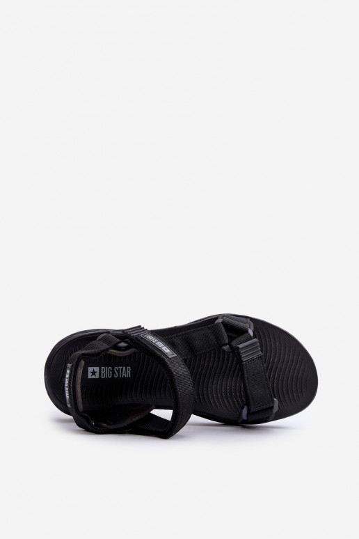 Sandálias femininas Big Star FF274A600 pretas