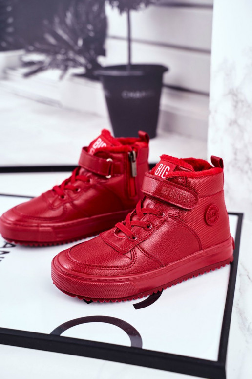 Calçado esportivo infantil aquecido Big Star GG374042 vermelho Calçado esportivo infantil aquecido Big Star GG374042 vermelho