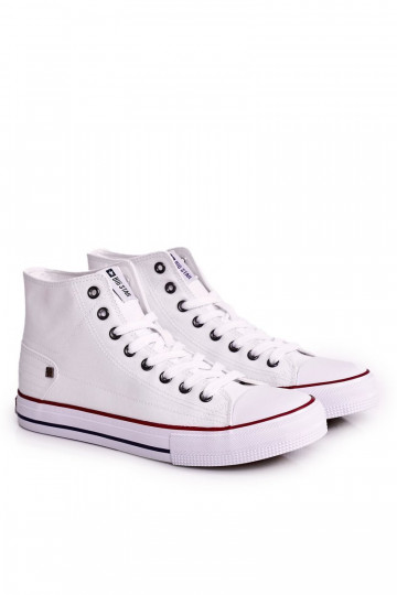 para homens sapatos de lazer modelo clássico com sola BIG STAR DD174251 cor branca