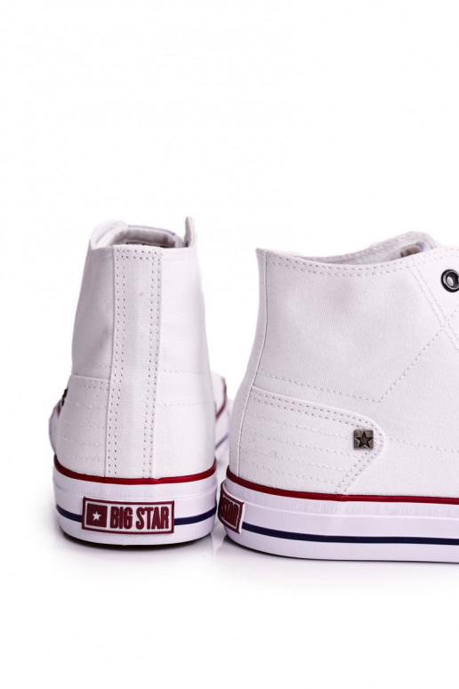 para homens sapatos de lazer modelo clássico com sola BIG STAR DD174251 cor branca