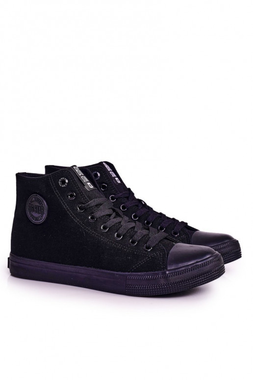 Sapatos de lazer modelo clássico com sola BIG STAR FF174550 cor preta