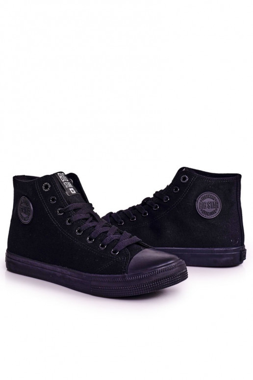 Sapatos de lazer modelo clássico com sola BIG STAR FF174550 cor preta