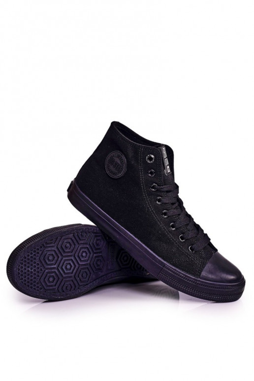 Sapatos de lazer modelo clássico com sola BIG STAR FF174550 cor preta