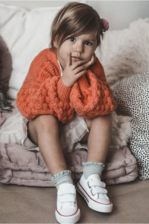 Calçado infantil de lazer com fechos adesivos BIG STAR HH374199 cor branca